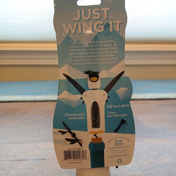 Wine Lover's Bundle - Penguin Corkscrew (NWT); Neoprene Tote & Neoprene Cozy - Picture 6 of 8
